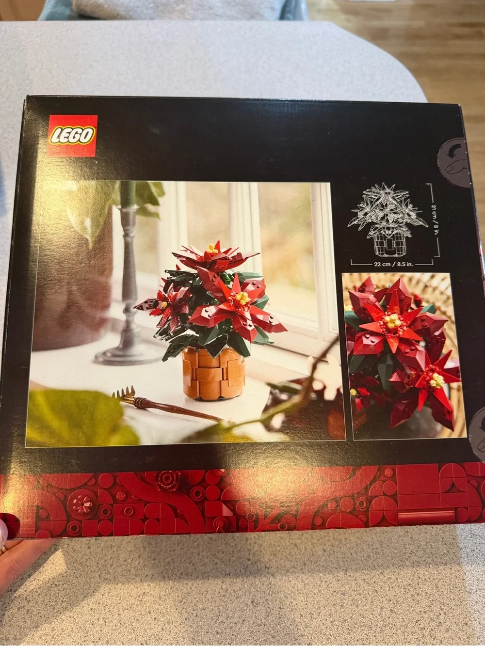 New Lego Botanicals Christmas Holiday Poinsettia 10370 Building Set Toy